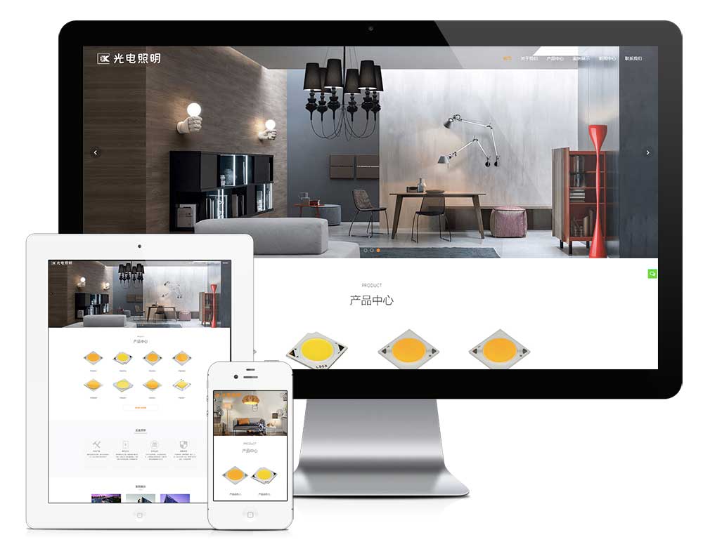 做网站公司光源光电照明研发网站模板