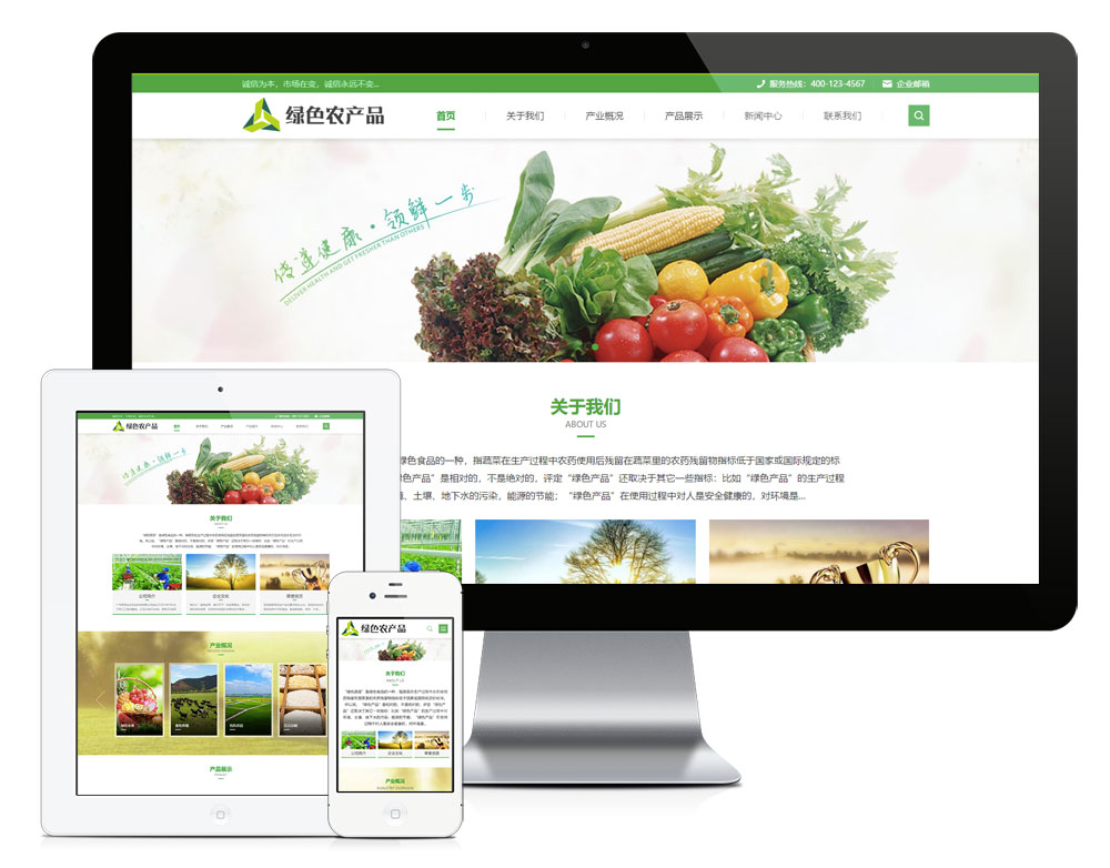 做网站公司绿色农产品网站模板